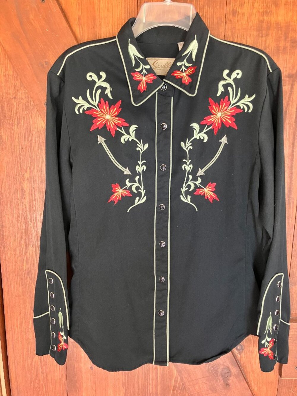 Scully Black Western Shirt XL